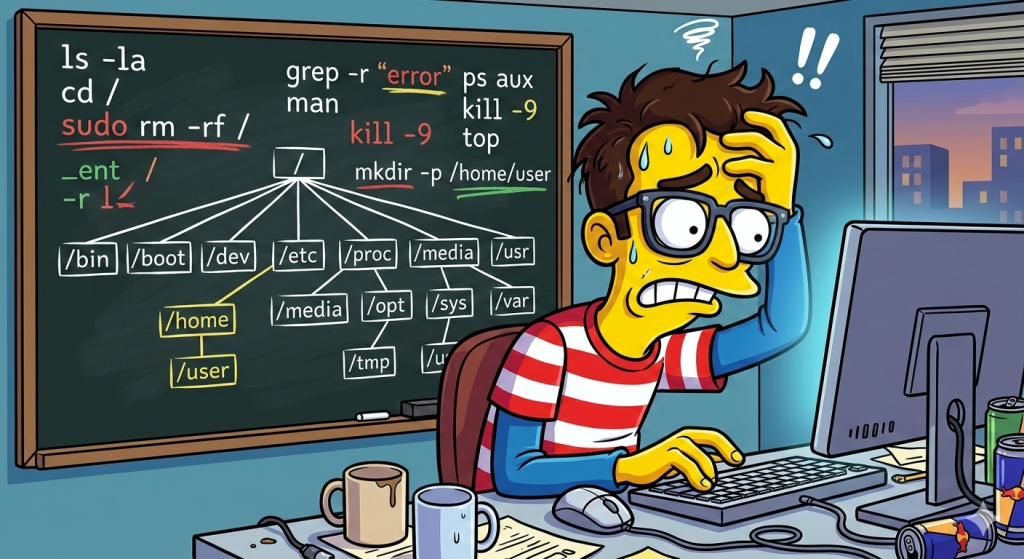 Programador estresado